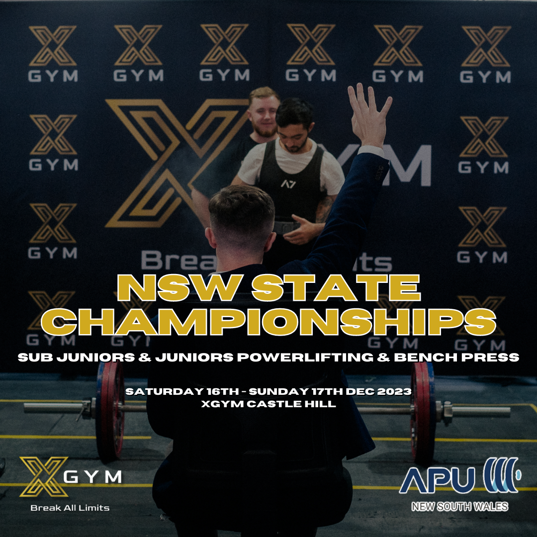 APU NSW State Classic Sub Jrs/Jrs Powerlifting and Bench Press Championships